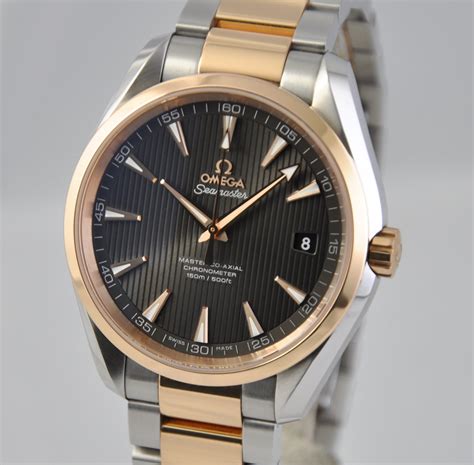 omega seamaster aqua terra gold